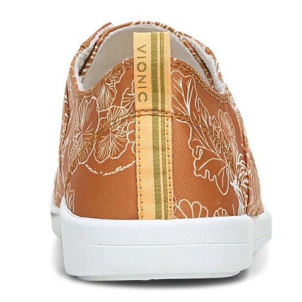 Vionic Beach Pismo‎ Sneaker Womens 7 Wide Starfish Coral Print Supportive - Picture 5 of 8